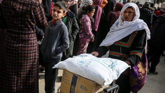 Israel Larang Warga Gaza Datangi Pusat Bantuan