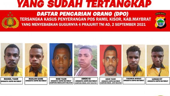 Posramil Kisor Maybrat Incident That Killed 4 TNI AD, 5 KNPB Members Arrested, This Is What It Looks Like!