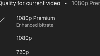 YouTube Will Have A Quality Option Streaming 1080p New Premium, What's The Excellence?