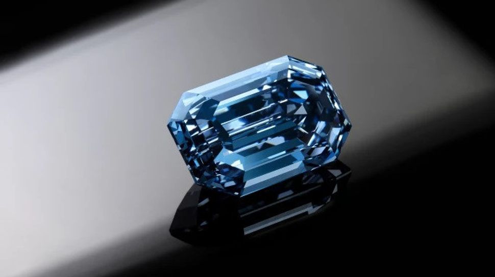 世界最大のブルーダイヤモンドが8,310億ルピアで販売され、非常に