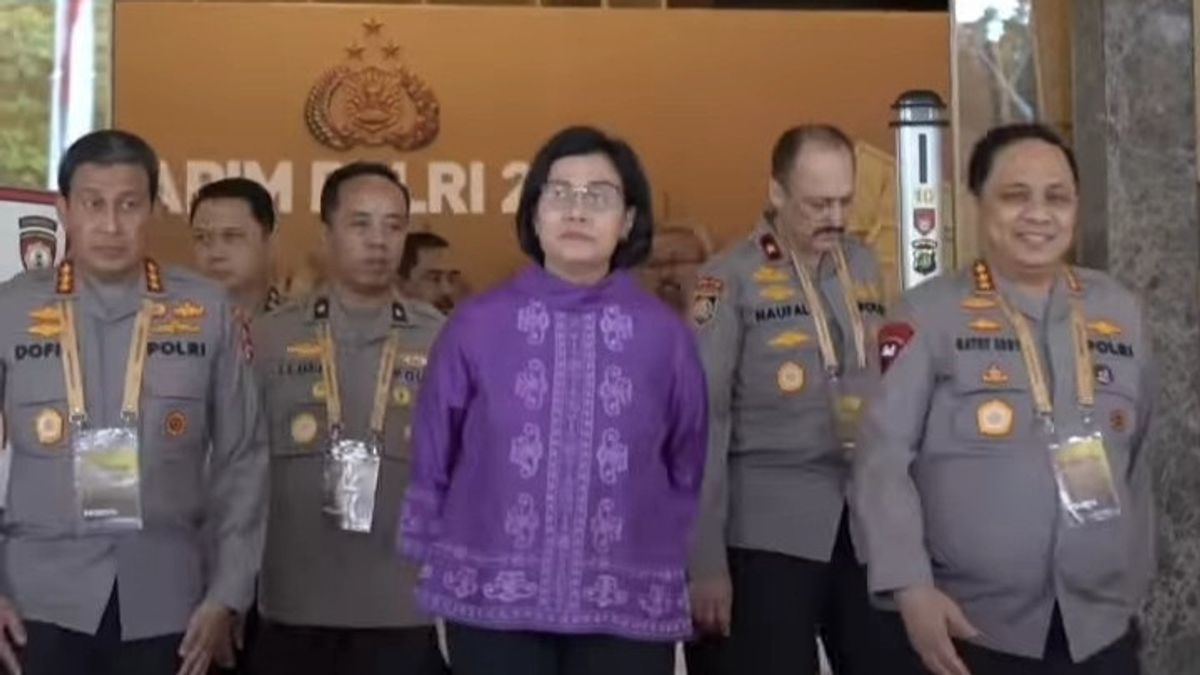 Sri Mulyani Met The Police Generals In Jakarta, Bahas What?