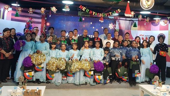 NOC Indonesia Holds Christmas With Sports Management And Orphanage Children