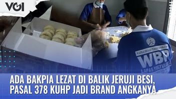 VIDEO: There's Delicious Bakpia Behind Bars, Article 378 Of The Criminal Code Becomes A Brand Number