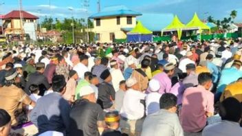 Eid Prayers In South Sorong Regency Centered In Kokoda