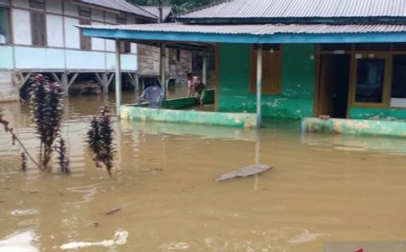 BPBD Catat 1.407 Rumah/Gedung di Bengkulu Terendam Banjir, Kerugian Mencapai Rp970 Juta