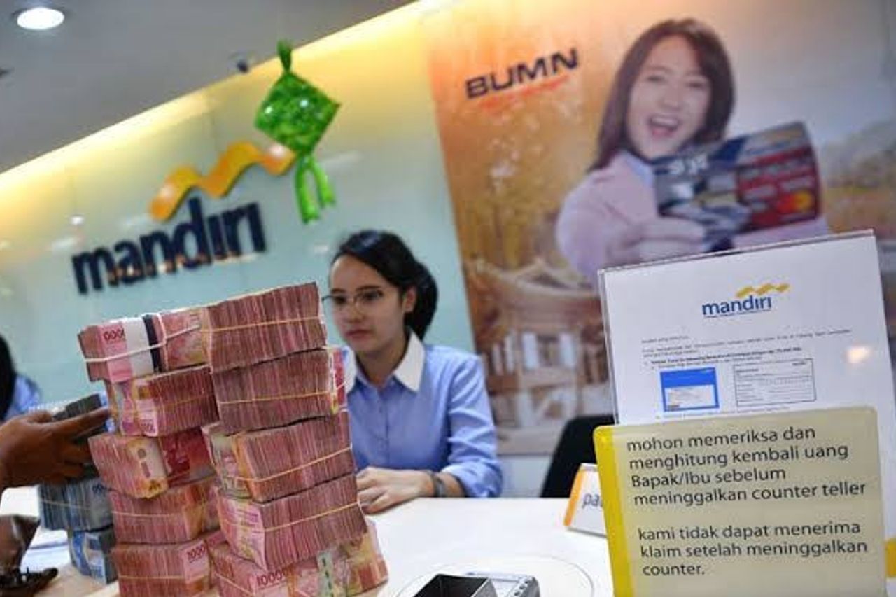 マンディリ銀行の利益は33.7%増加し、2023年には55.1兆ルピアに達する