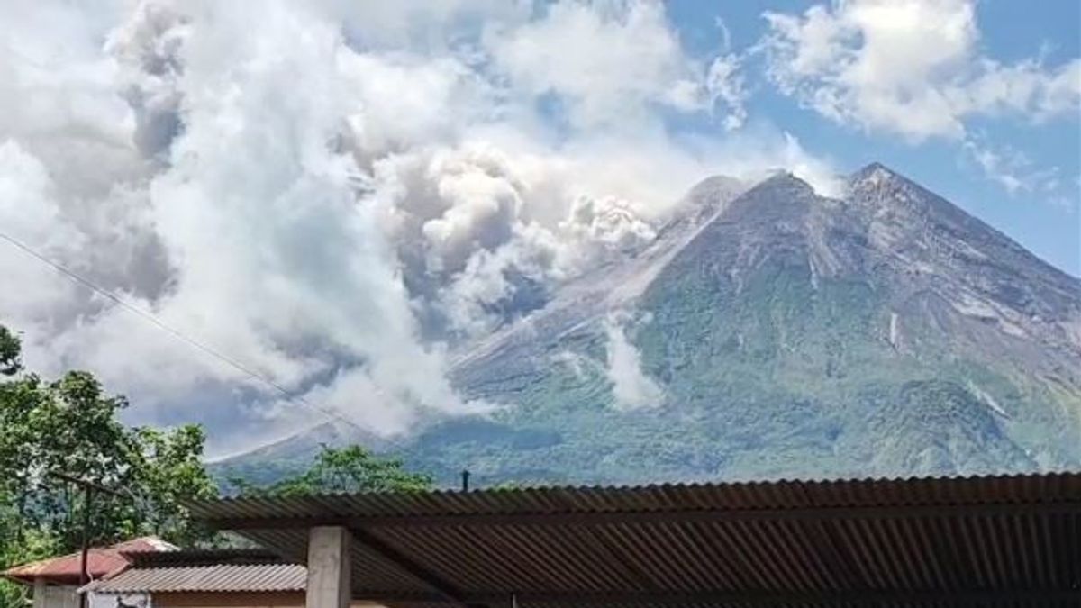 Mount Merapi The Second Largest Eruption This Year, Thin Ash Rain Spreads Up To 33 Km From The Peak