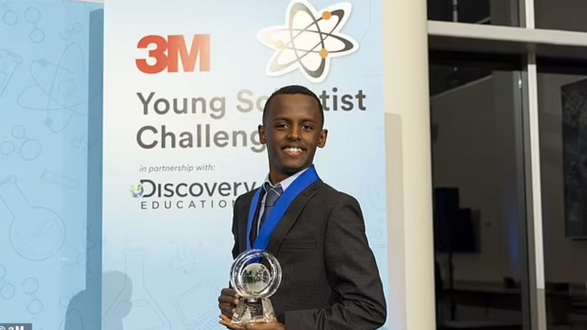 一名14岁少年被评为美国最佳年轻科学家,发现皮肤癌植物肥皂