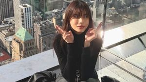 Penampilan Stylish Berlatar Kota New York, Intip 7 Potret Cantik Sabrina Chairunnisa