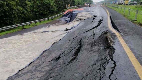 Kakorlantas: Cipali KM 122 Ambles Toll Road، عملية إصلاح لمدة 20 يومًا