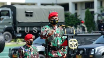 TNI Commander Sidak Kopassus Headquarters: Command! You Knights, Guard The Country From The Troubles Of The Enemy That Shreds The Unity