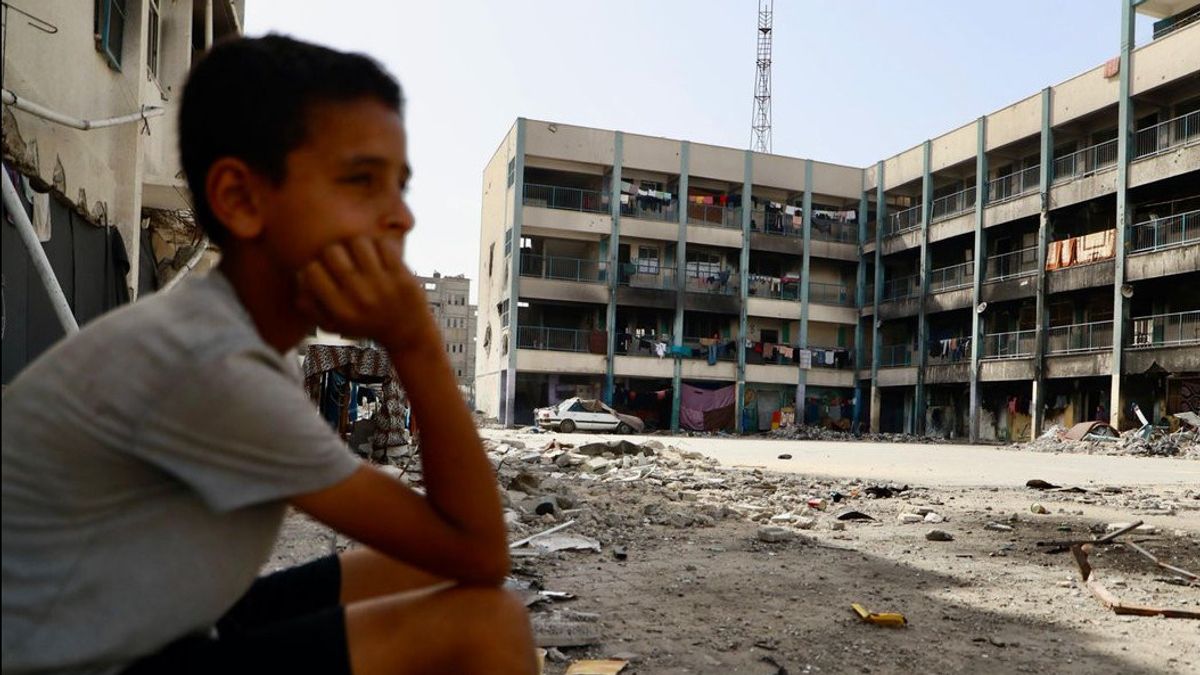 ar sur Gaza : 300.000 étudiants palestiniens re-trotent leurs études!