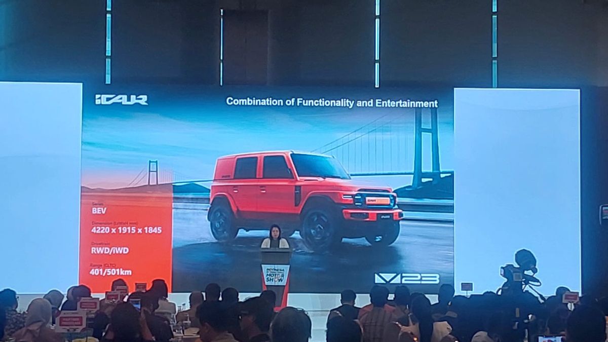 IIMS 2026でデビューするiCar V23電気SUVの仕様のリークを覗く