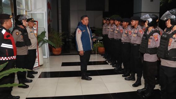 Puspomal Holds Shooting Reconstruction On Tangerang Toll Road In The Middle Of The Night