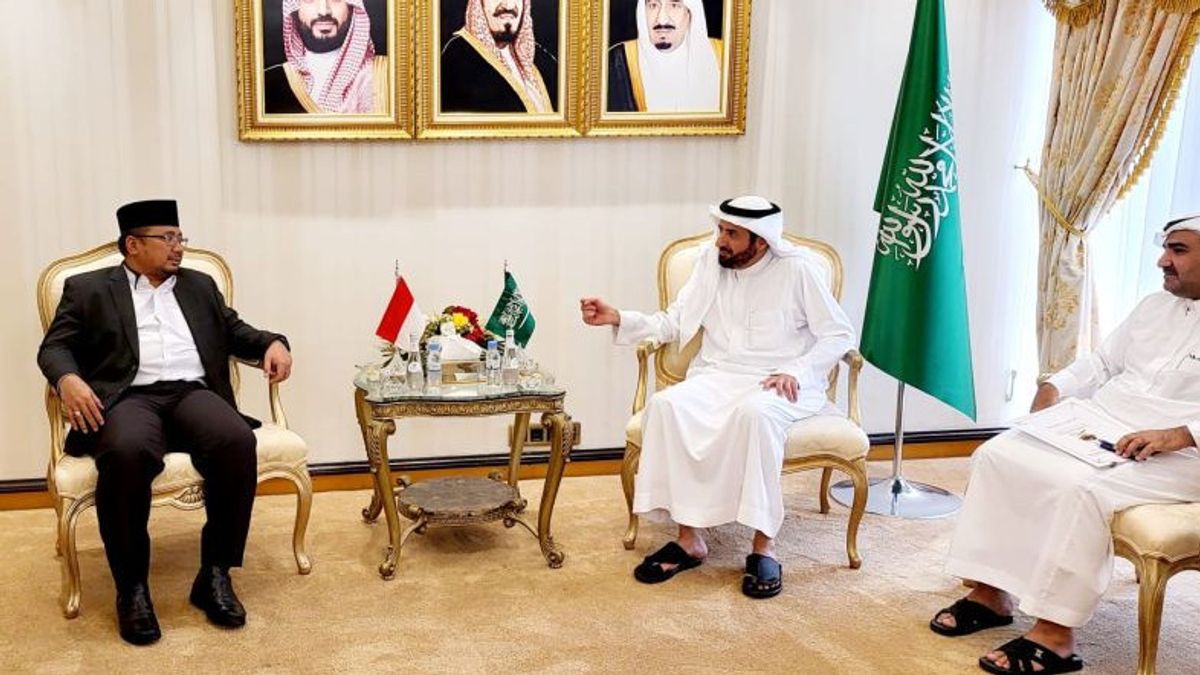 Menag Yaqut Bertemu Menteri Saudi Bahas Kesiapan Peyelenggaraan Haji