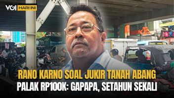 VOI Today: Tanah Abang Parking Attendant Gets Rp100 Thousand, Arrested by Police and Positive for Drugs