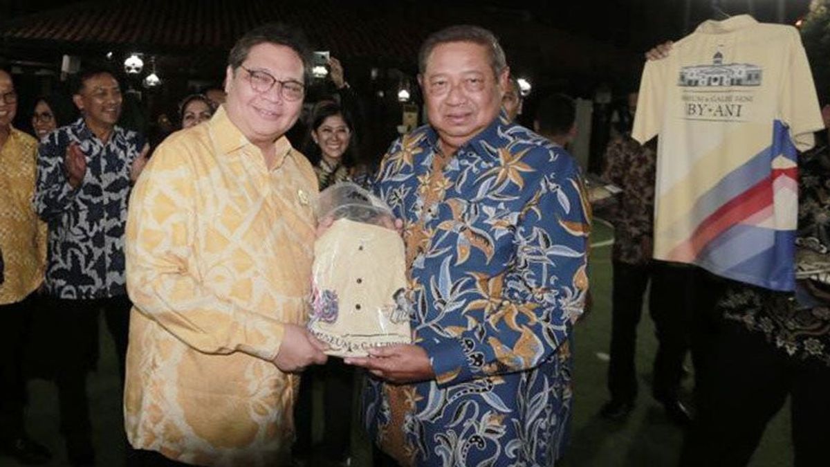 Airlangga Hartarto dan SBY Bersilaturahim di Puri Cikeas untuk Bahas Isu Kebangsaan dan Pilpres 2024