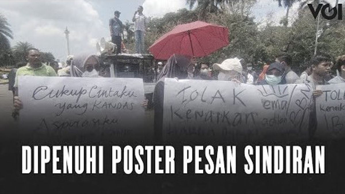 VIDEO: Rejecting Fuel Price Increase, Mass Demonstrations Bring Satire Message Posters