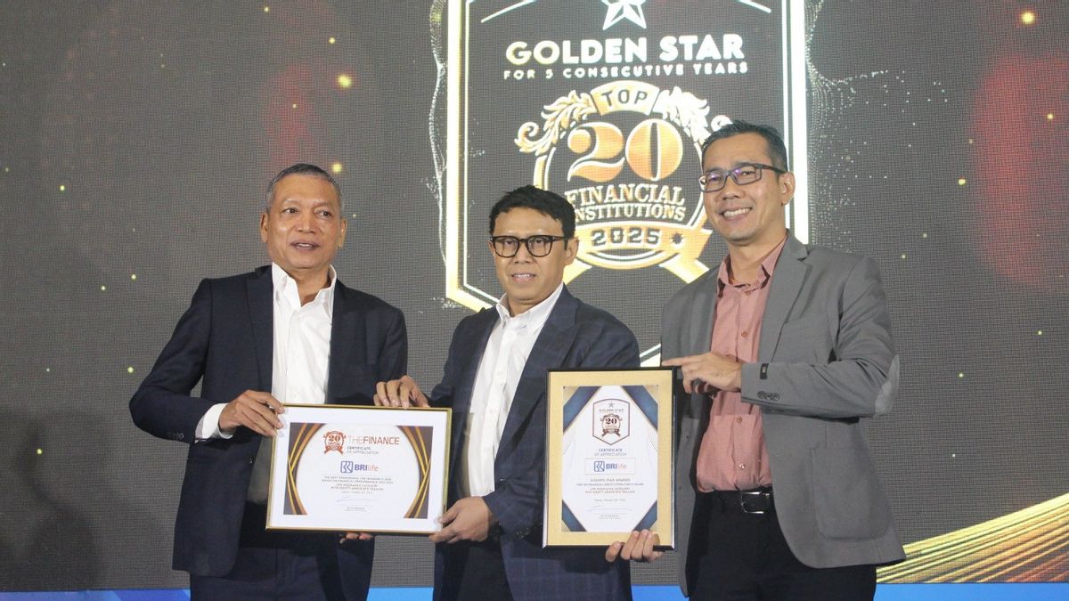 BRI Life Kantongi 3 Penghargaan di Ajang 'The Finance Executive Golden Star Award 2025'