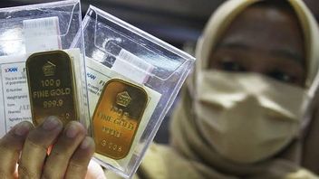 本周末上涨2,000印尼盾,安塔姆黄金价格为每克1,068,000印尼盾
