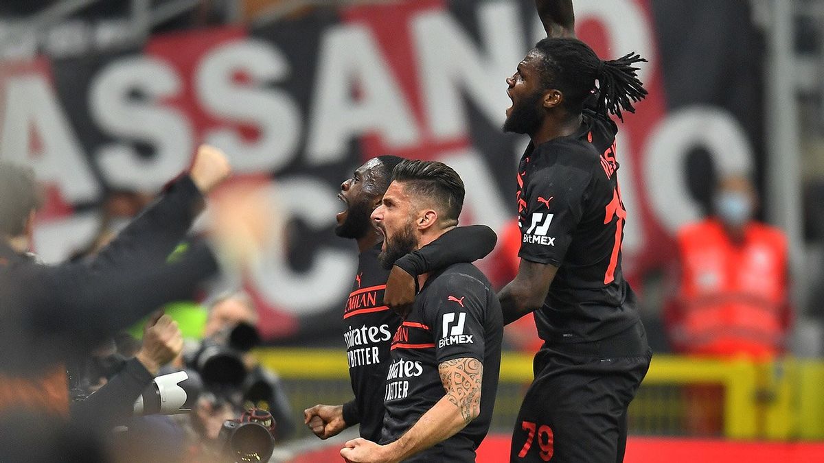 Milan Vs Torino: Gol Tunggal Giroud Bawa Milan Naik ke Puncak