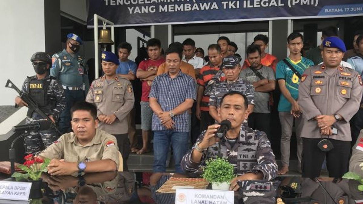 TNI AL Dalami Keterlibatan Tekong Kapal yang Bawa 30 PMI Ilegal