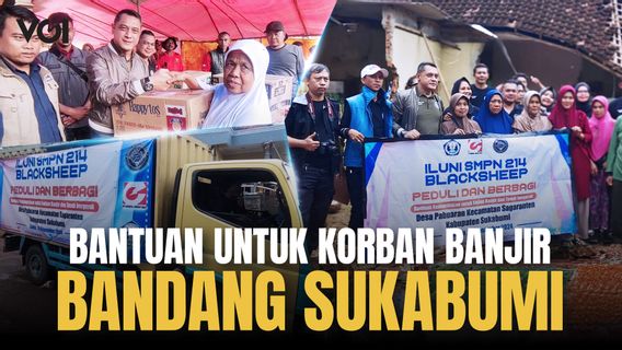 Caring For Others, ILUNI SMPN 214 Sends Aid To Bandang Sukabumi Flood Victims