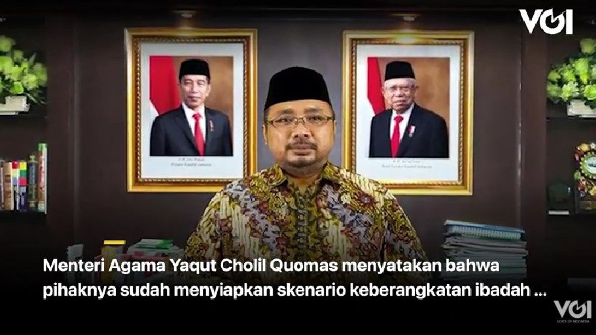 VIDEO: Minister Of Religion Yaqut Cholil Quomas's Answer To The Technical Question Of The Indonesian Umrah Worship Service