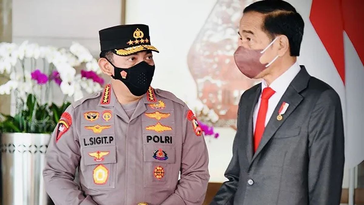 Image Mimik Jokowi When Referring To Police Officers, Kompolnas: Don't Be Angry