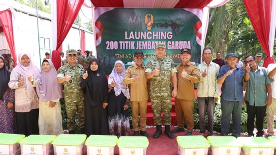 Resmikan Jembatan Garuda di Lhokseumawe, KSAD Jenderal Maruli Tandai Launching 200 Titik Jembatan di Indonesia