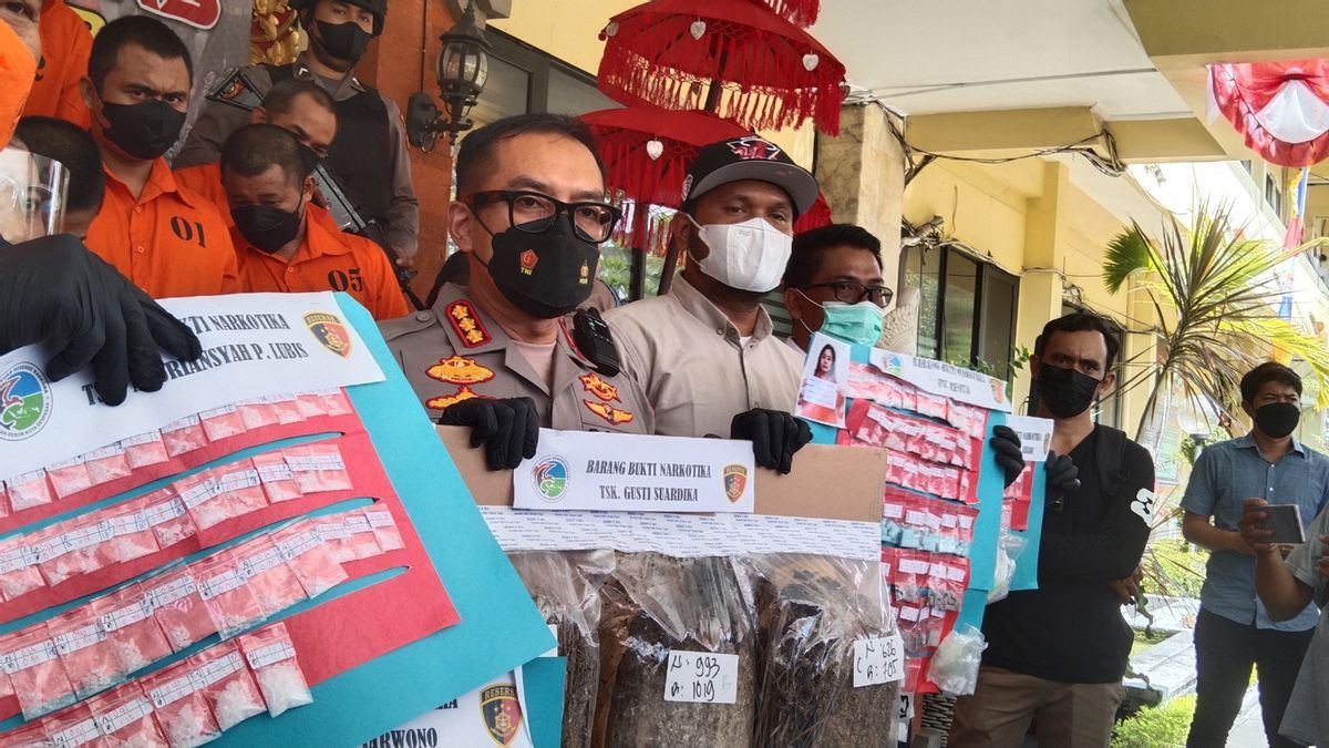 Berita Bali Terkini: Polresta Denpasar Tangkap 54 Orang Terkait Kasus Narkoba Sepanjang Juni-Juli 2022 