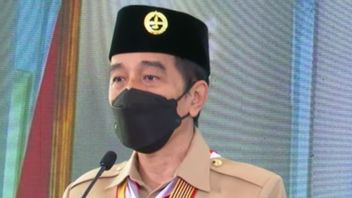 Commémoration De La 60e Journée Scoute, Jokowi: Les Scouts Doivent être Des Pionniers De La Discipline Du Protocole De Santé