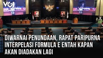 فيديو: حضرها 32 عضوا من DPRD DKI، Interpelasi لا يلتقي النصاب القانوني