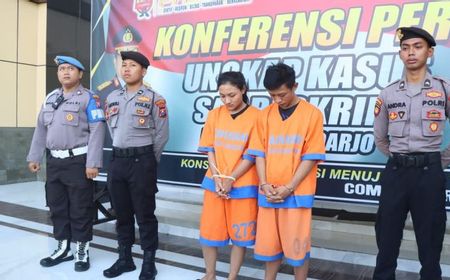 Pasangan Kekasih Pembobol Mesin ATM di Krian Sidoarjo Diringkus Polisi, Terlilit Utang Pinjol karena Judi Online