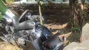 Accident naturel unique à Ciamis, le corps de Ruri Repviny se détourne vers les arbres