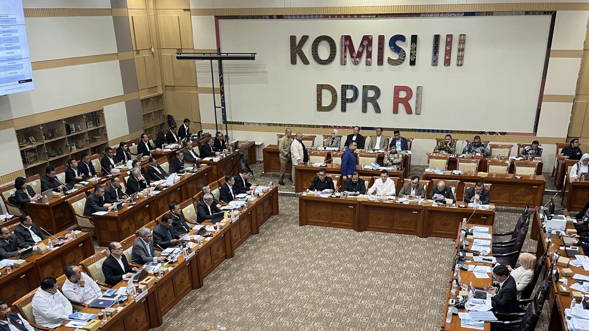 DPR委員会IIIは、資産没収法案の議論を開きます