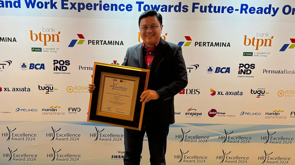 MIND ID Raih Penghargaan HR Excellence Award 2024, Komitmen Perseroan Melakukan Transformasi SDM