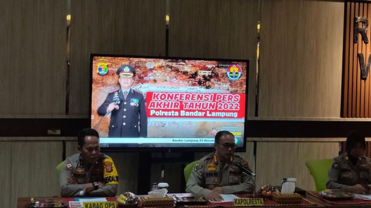 Angka Kriminalitas di Bandar Lampung Naik 748 Kasus Dibanding 2021