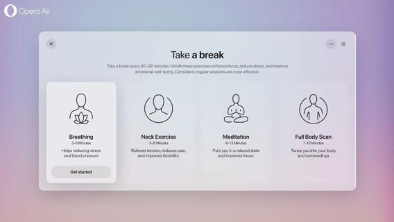 Opera Air Hadirkan Meditasi dan Kesehatan Mental ke dalam Penjelajahan Web