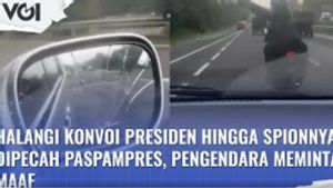 VIDEO: Halangi Konvoi Presiden Hingga Spionnya Dipecah Paspampres, Pengendara Meminta Maaf