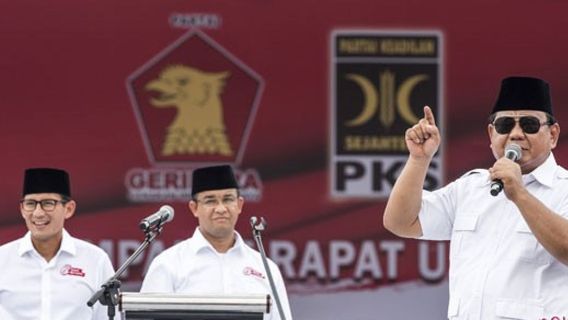 Prabowo Subianto ne croit pas aux instituts de sondage dans la mémoire de ce jour, 22 janvier 2017