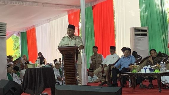 Prabowo Subianto promet souvent au Sumatra occidental si vous gagnez les élections de 2024
