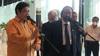 Surya Paloh Temui Airlangga Siang Ini, NasDem Berharap Suasana Politik Jadi <i>Adem</i>