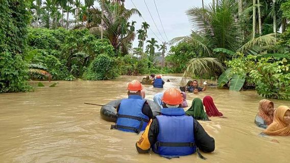 Dozens of Villages in North Aceh Are Flooded