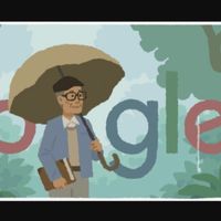 Penyair Indonesia, Sapardi Djoko Damono Warnai Google Doodle Hari Ini