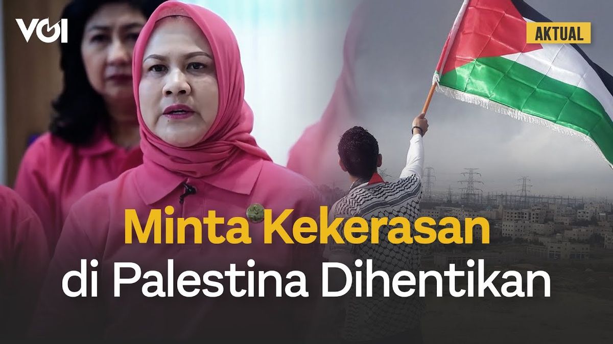 ビデオ:パレスチナの犠牲者のためのOASE KIMとのイリアナ・ジョコウィ大統領夫人の祈り