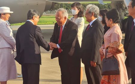 Kaisar Jepang Tiba di Indonesia