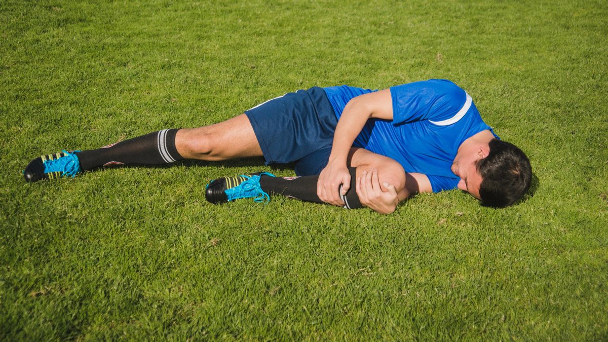サッカー選手がよく受ける6つの怪我、どの体の部分?
