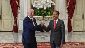 Disambut Erick Thohir dan Menpora Amali, Presiden FIFA Bertandang ke Istana Merdeka
