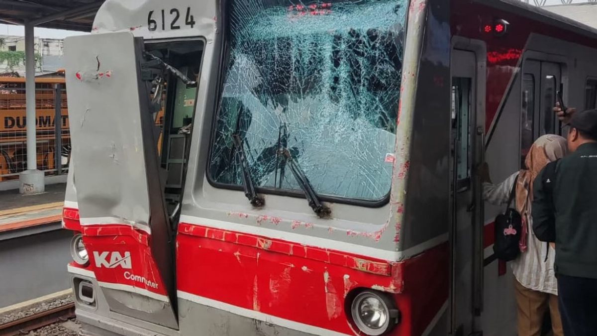 KRL In Tangerang Was Hit By A Box Truck, KAI's Party Will Take Legal Paths
